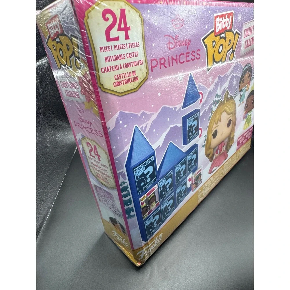 Funko Bitty Pop Disney Princess Advent Countdown Calendar 24 Piece Castle Set